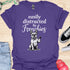 Easily distracted by frenchies - V16 - The Distracting Paw Two T-Shirt